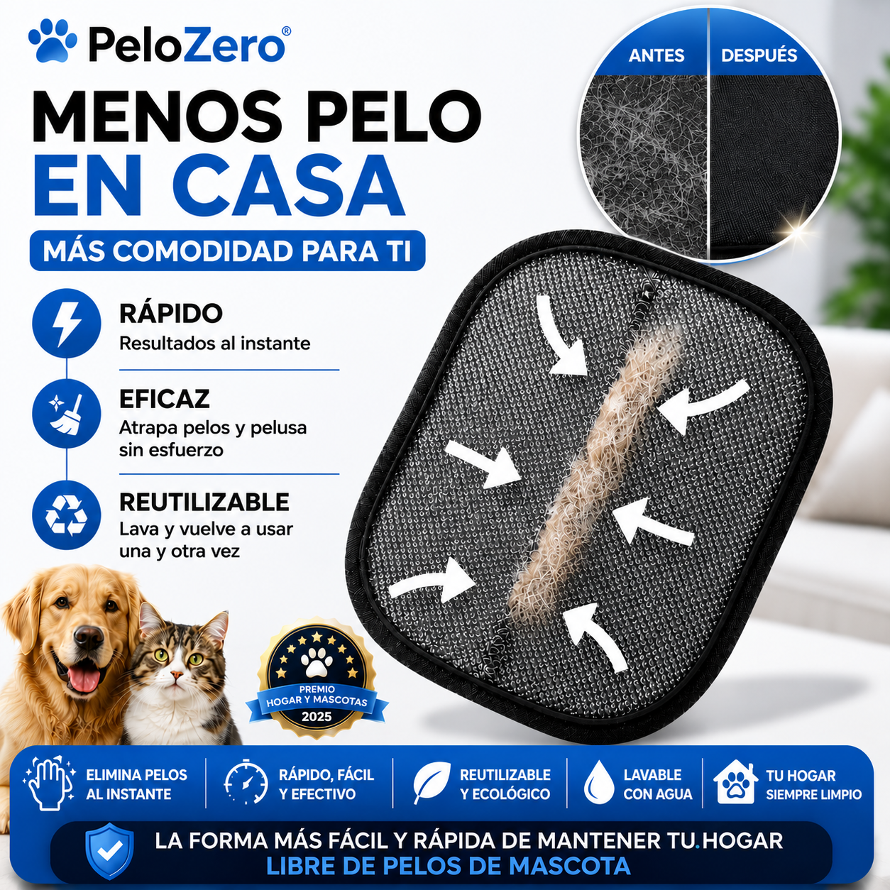 DI ADIÓS A LOS PELOS CON PELOZERO
